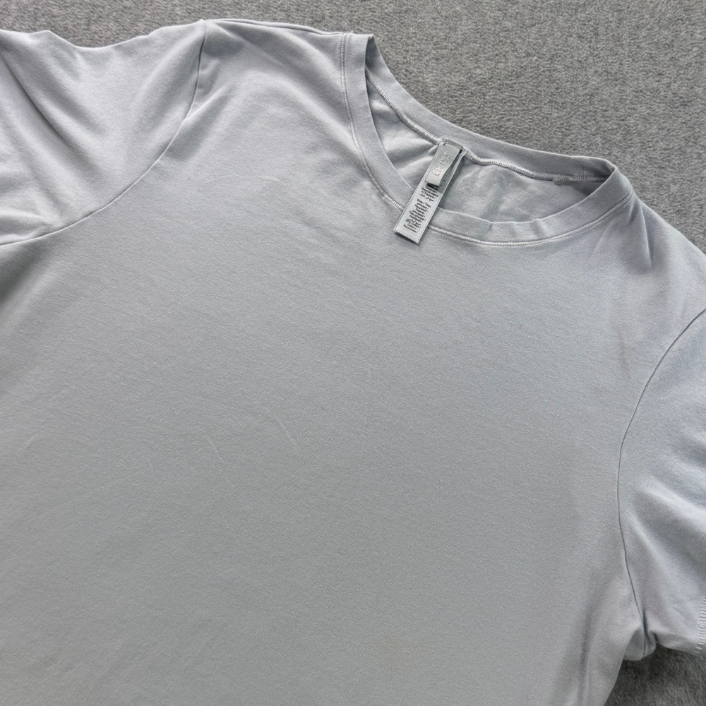 Skims Cotton Jersey T-Shirt Light Blue Women’s 2X Soft Stretch Lounge Top